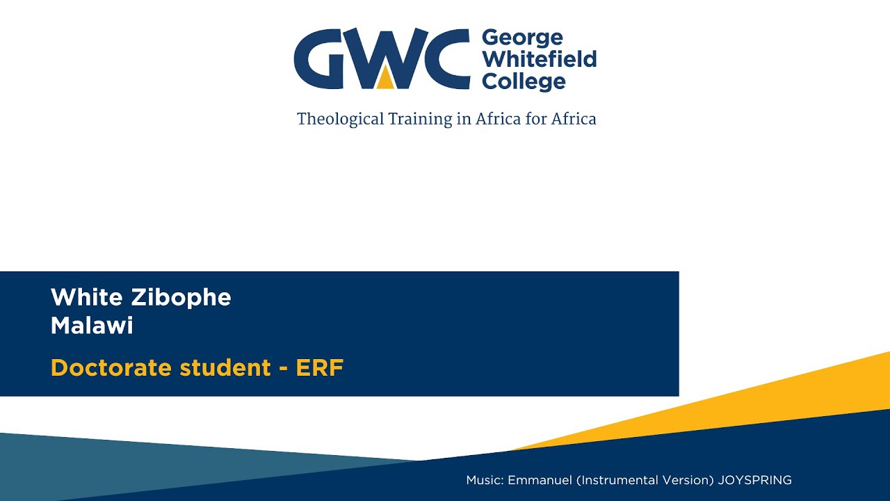 GWC Graduate White Zibophe - PhD student