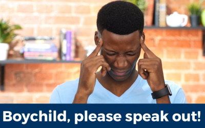 Boy child, please speak out!