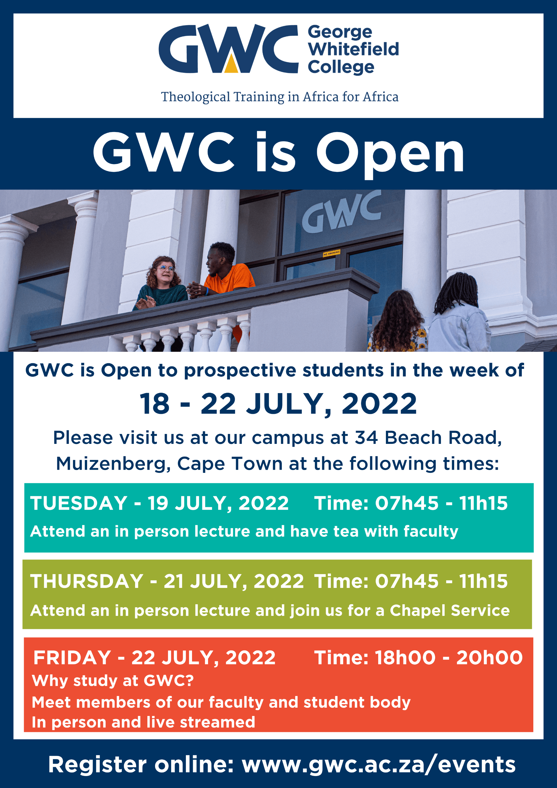 GWC Open Day July 2022